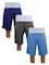 Galaxy by Harvic Men's Moisture Wicking Performance Basic Mesh Shorts 3 Pack